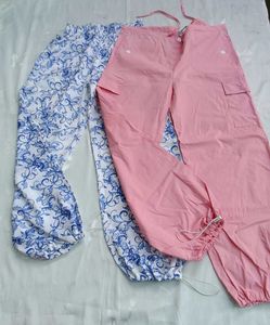 combo of 2 Parachute Cargo pants