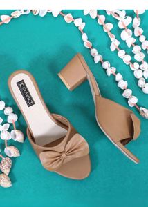 Chic Bow Mules