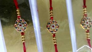 Designer Rakhis for Rakshabandhan combo of 5 piece