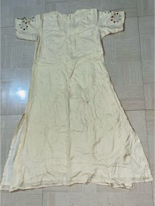 Festive Cream Bandhani-Style Kurta.