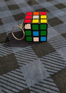 Mini Rubik's Cube Keychain
