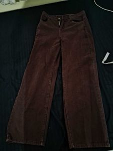Y2k baggy Brown Wide Leg Pants