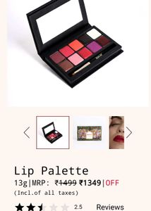 RangDe Lip Palette with 10 Shades
