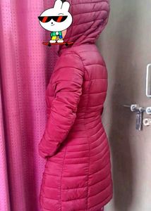 Maroon Puffer Coat