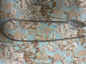 Silver Feather Elastic Belt