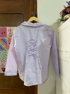 Striped Button-Down Shirt