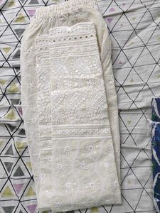 Elegant Chikankari Kurti with dupatta