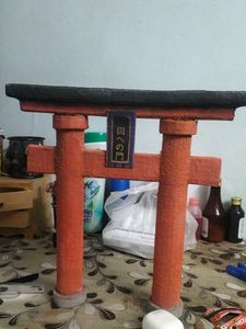 japanese temple gateway model