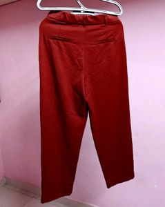 Stylish Red Trousers