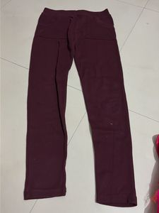 Maroon Casual Pants