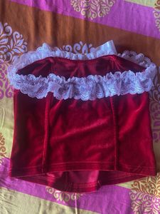 Vintage Inspired Velvet Corset top