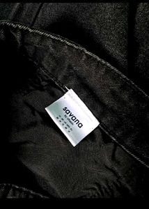 savana Wide Leg Black Denim Jeans🤍