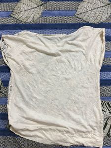 beige lace  top