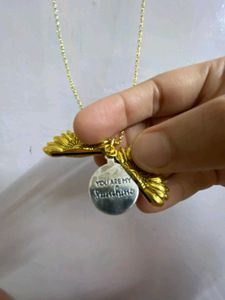 Golden Chain With The Pendant