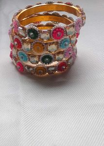 Colorful Ethnic Bangles Set✨🌈