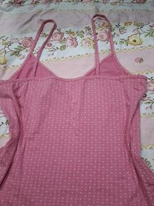 2000s Cute Pink Heart Print Camisole🌸