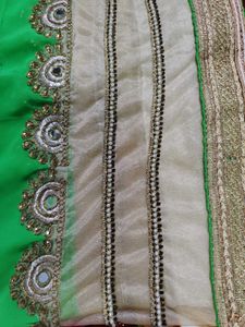 Designer Saree with intricate embroidery