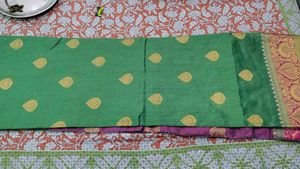 beautiful green saree