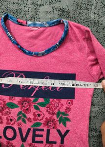 Girls' Pink &amp; Blue Floral plazo Set for kids