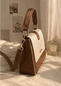 Chic Two-Tone Crossbody Bag