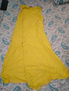 Vibrant Yellow Embroidered Kurta