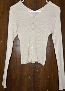 long sleeve buttom top