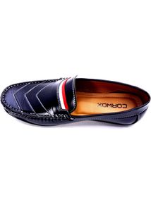 CORWOX Men's Black Loafer Shoes