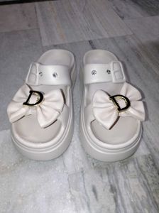Cute Bow Platform Sandals