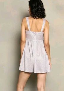 Light Pink Embroidered glittery dress💖