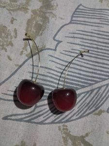 Cute Cherry Dangle Earrings
