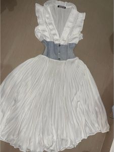 elegant white chiffon midi bohemian dress