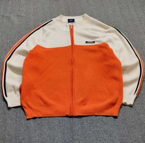 Reebok Colorblock Zip-Up Sweater