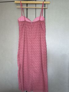 Pink Midi Slip Dress