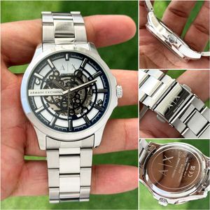 Armani Exchange Automatic Skeleton Watch