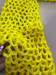 Yellow Crchet bolero