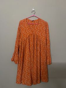Orange ed-a-mama Dress