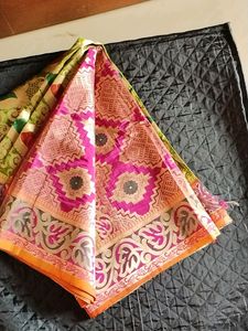 Silk &amp; Zari Saree Rich Pallu New Not Used