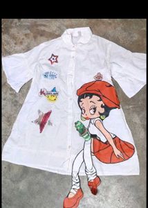 Betty Boop White Tunic Dress