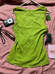 Y2K Lime Green Tank Top