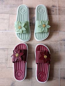 Cute Floral Slides - Set of 2 Pairs