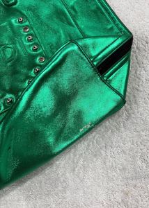 Shiny Green "GAUDI" Tote Bag