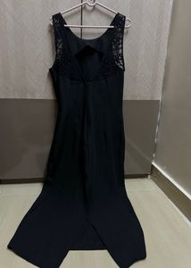 Black One Piece Party Wear Dress
