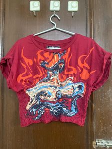 Graphic print top