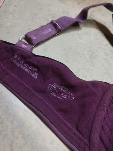 Purple Full Coverage Bra