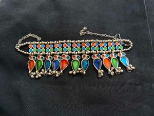 Bohemian Colorful Beaded Choker Necklace