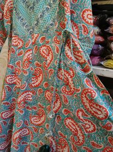 Beautiful Paisley Print anarkali