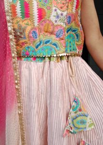 Colorful Ethnic Skirt &amp; Top Set