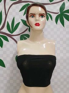(1120)Basic Black Tube Top