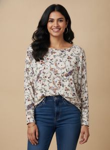 Floral Long Sleeve Top