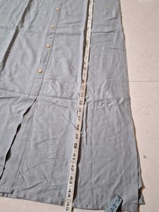 Kurta pant set with Embroidered Neckl